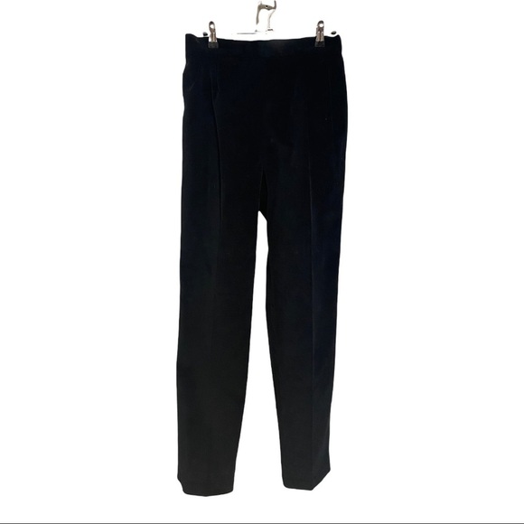 Vintage Johnathon Logan Velvet Pants  fully lined Side Zipper size 11/12 - Picture 1 of 7